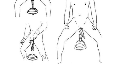 Suspendre un poids est une technique populaire pour allonger le pénis masculin. 