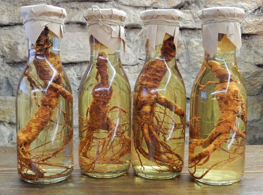 Prendre de la teinture de ginseng aide à agrandir la tête du pénis